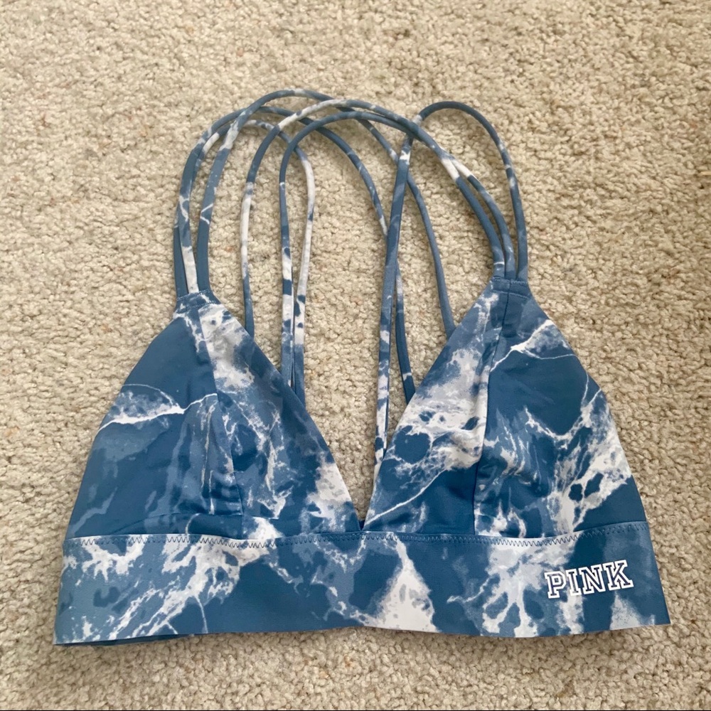 VS PINK Tiedye Marble Bralette